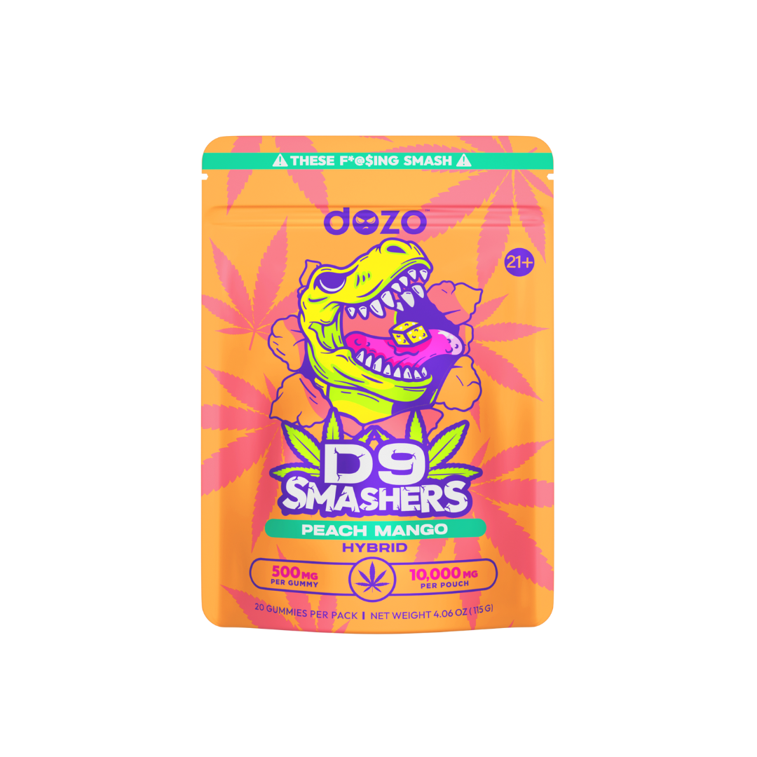 DOZO GUMMY D9 PEACH MANGO 5CT