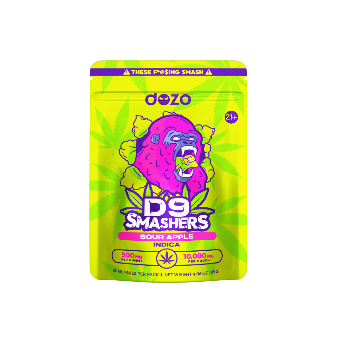 DOZO GUMMY D9 SOUR APPLE 5CT