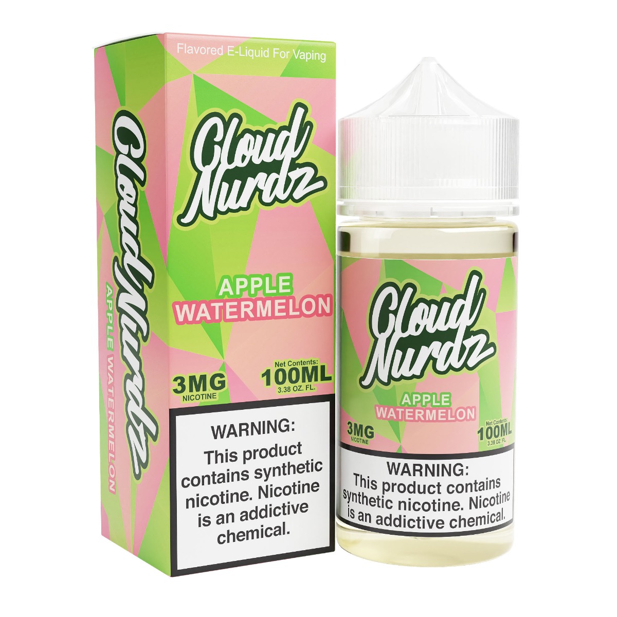 CLOUD NURDZ 100ML APPLE WATERMELON 6MG
