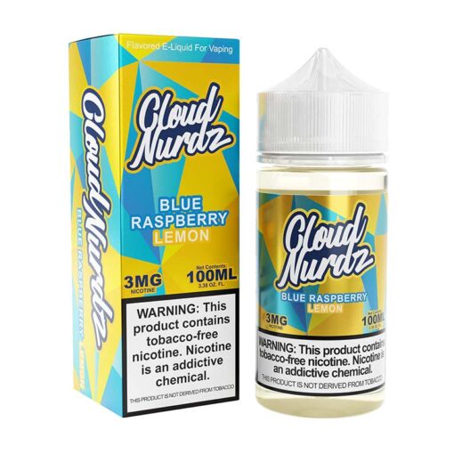 CLOUD NURDZ 100ML BLUE RASPBERRY LEMON 3MG