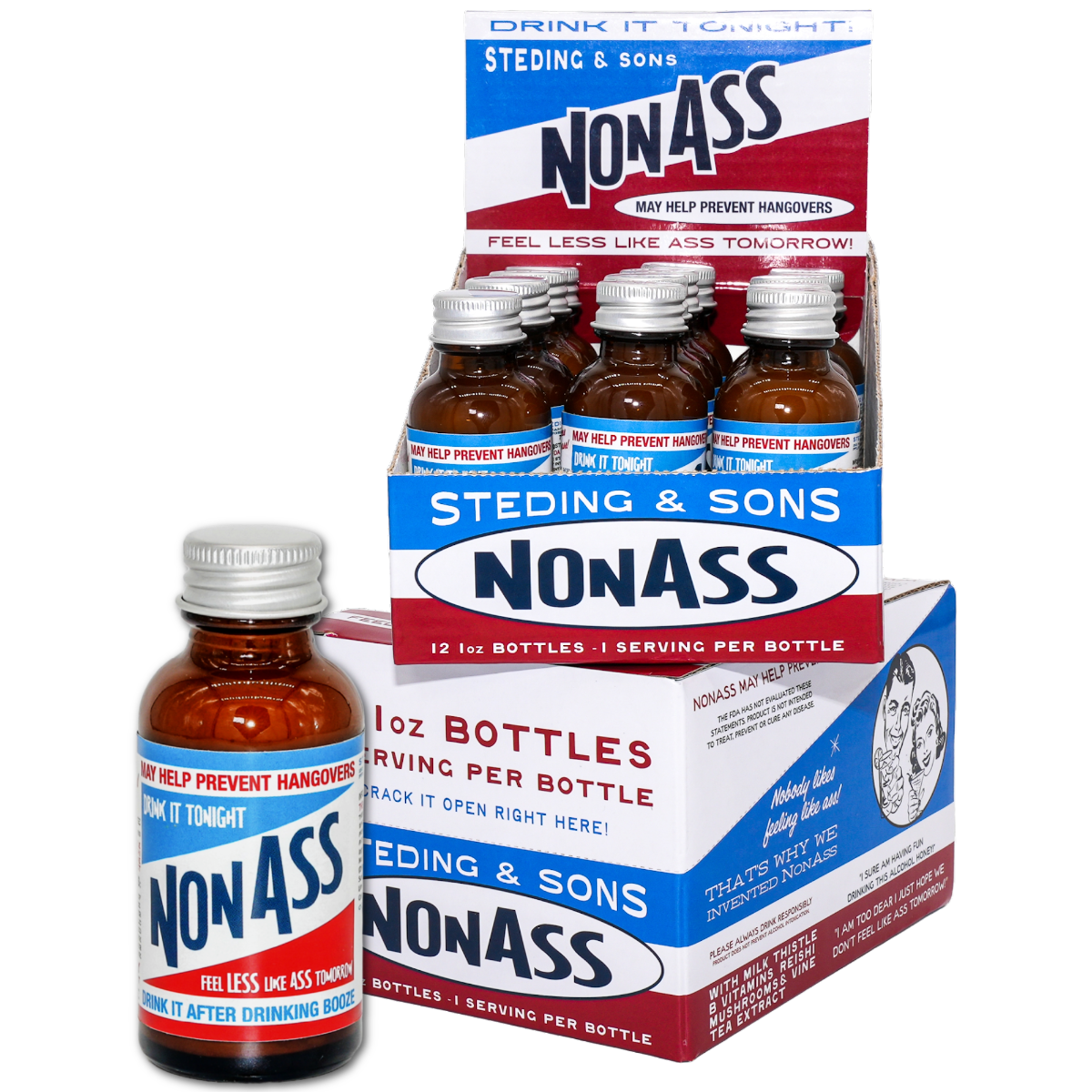 1836 KRATOM NONASS LIQUID 12CT
