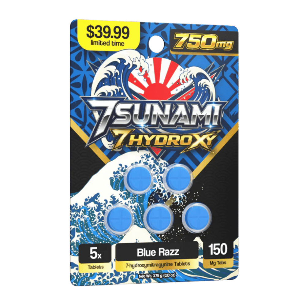 7SUNAMI 7OH 150MG 5PK BLUE 10CT