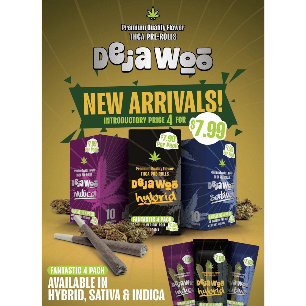 DEJA WOO ROLLS 1.25G IND 10/4PK