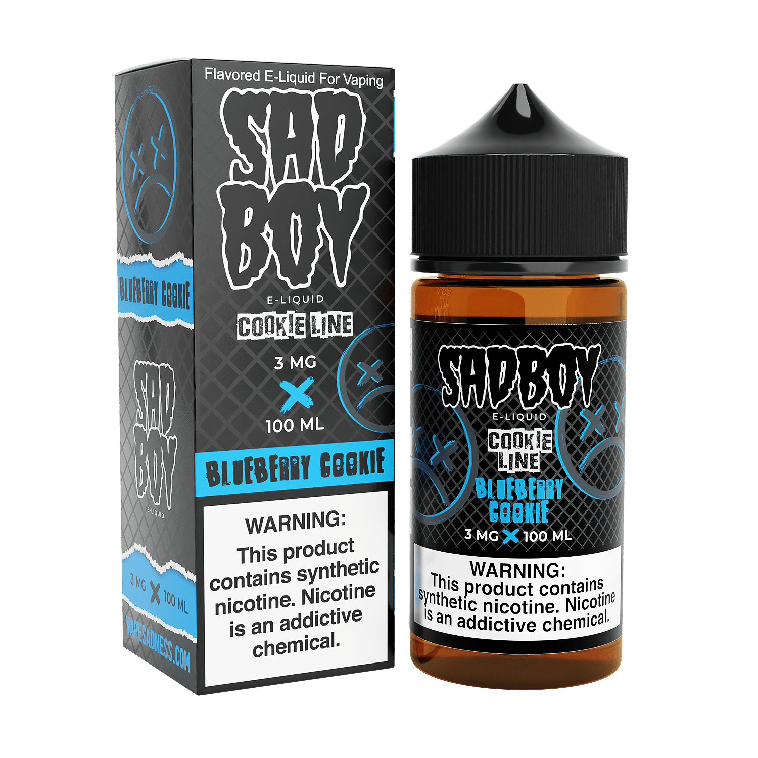SADBOY 100ML COOKIE LINE BLUEBERRY COOKIE 6MG