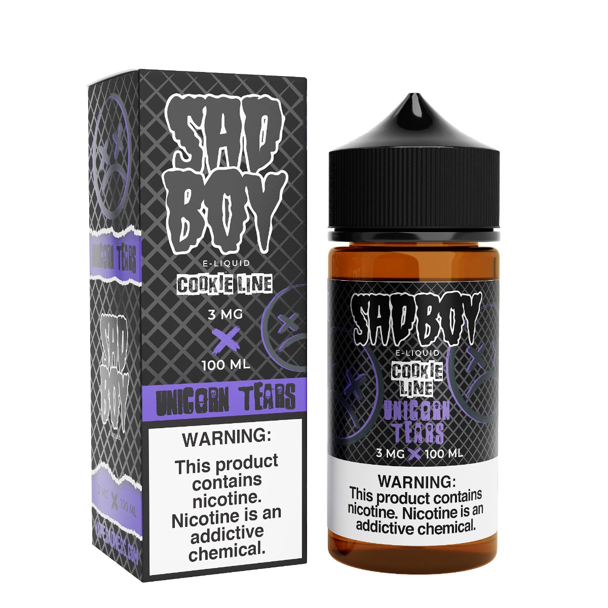 SADBOY 100ML COOKIE LINE UNICORN TEARS 3MG