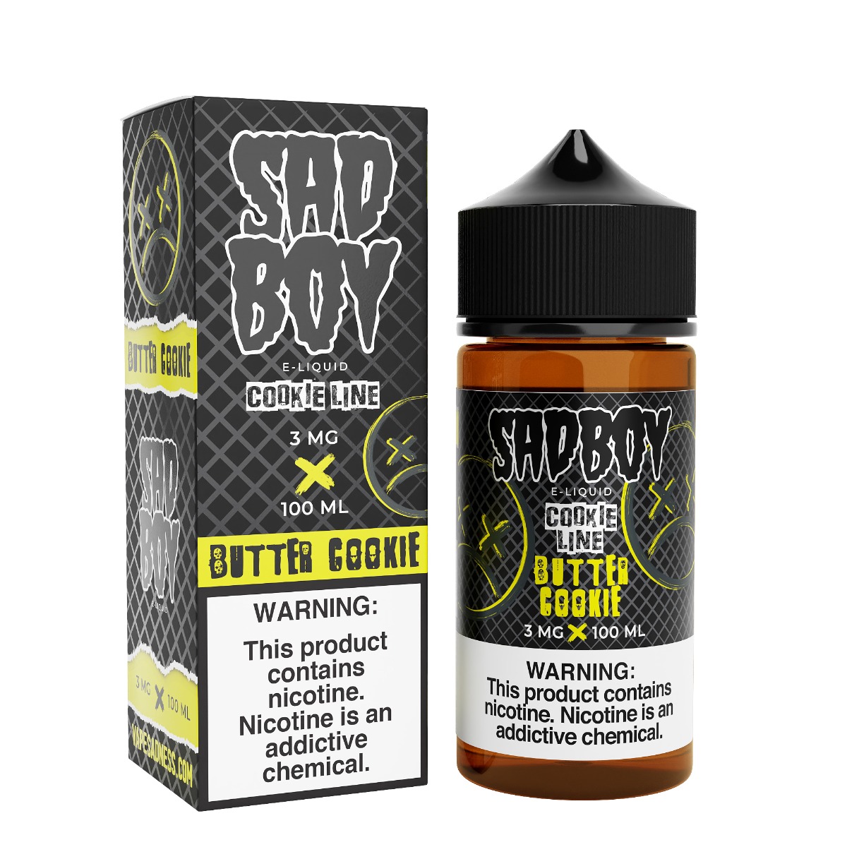 SADBOY 100ML COOKIE LINE BUTTER COOKIE 6MG