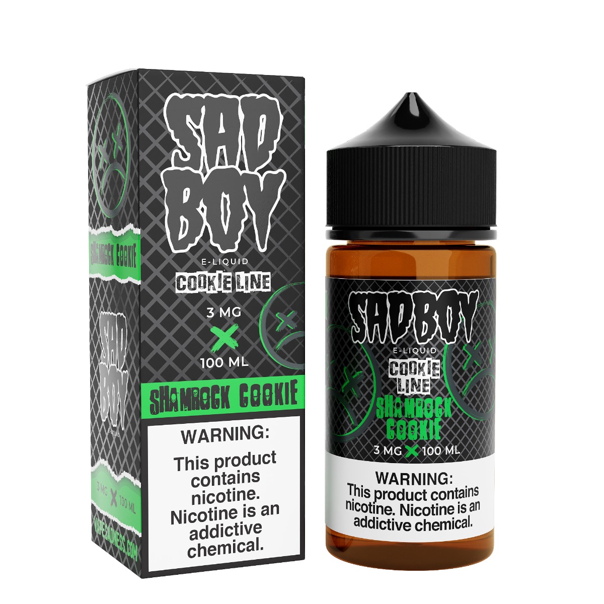 SADBOY 100ML COOKIE LINE SHAMROCK COOKIE 3MG