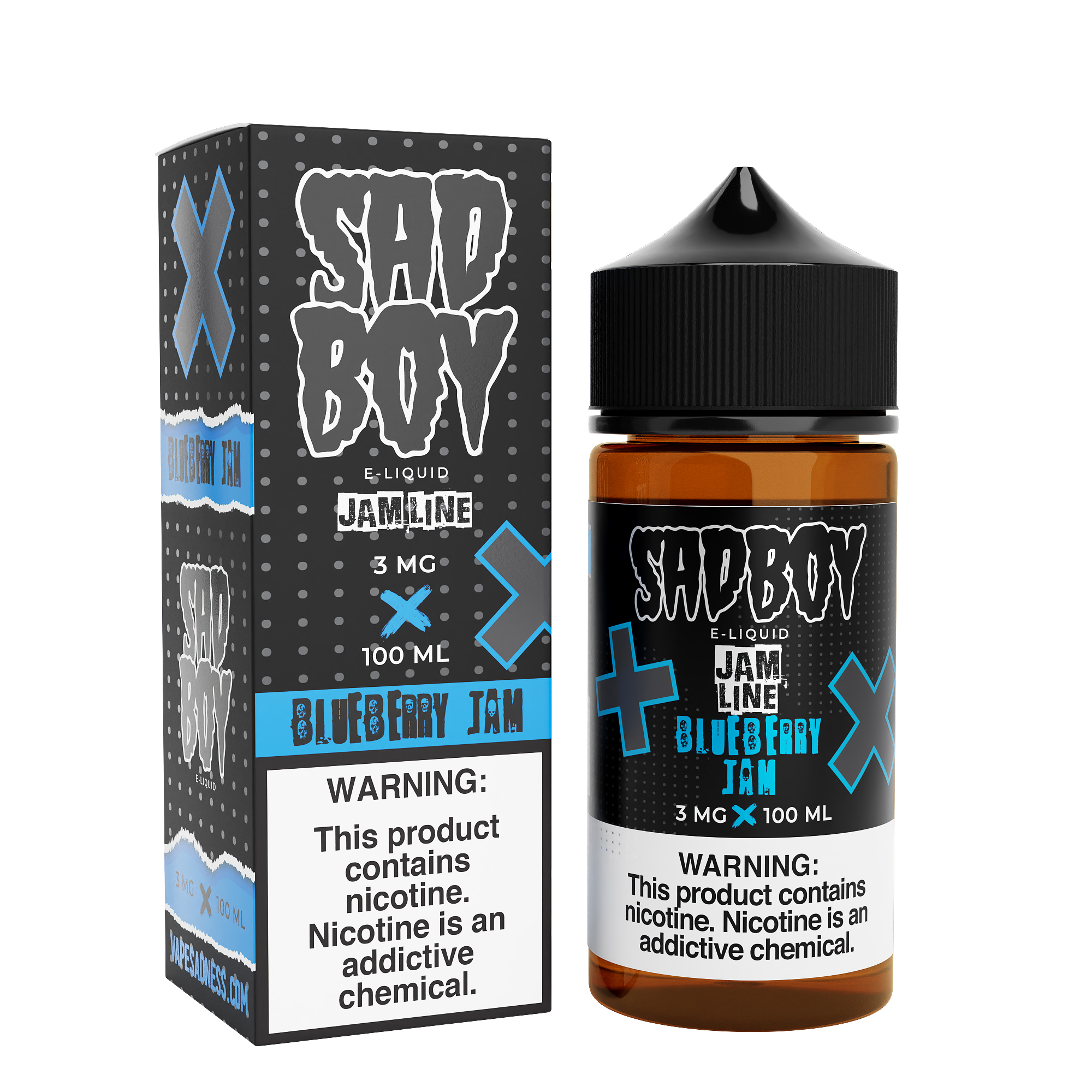 SABBOY 100ML JAM LINE BLUEBERRY JAM 6MG