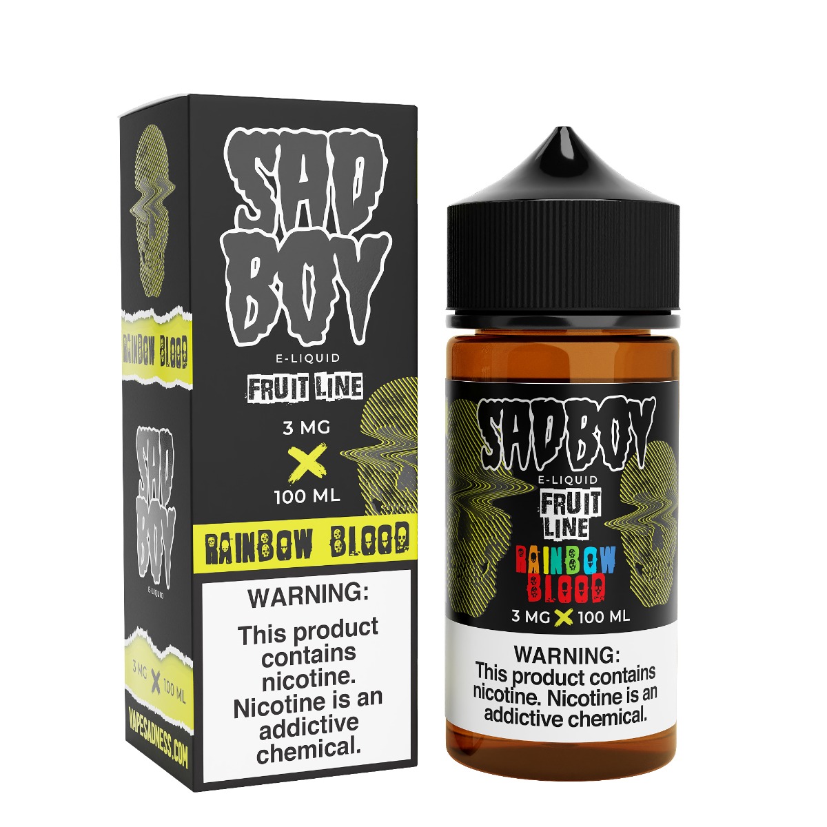 SADBOY 100ML FRUIT LINE RAINBOW BLOOD 3MG