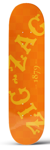 ZIG ZAG SKATEBOARD ORANGE