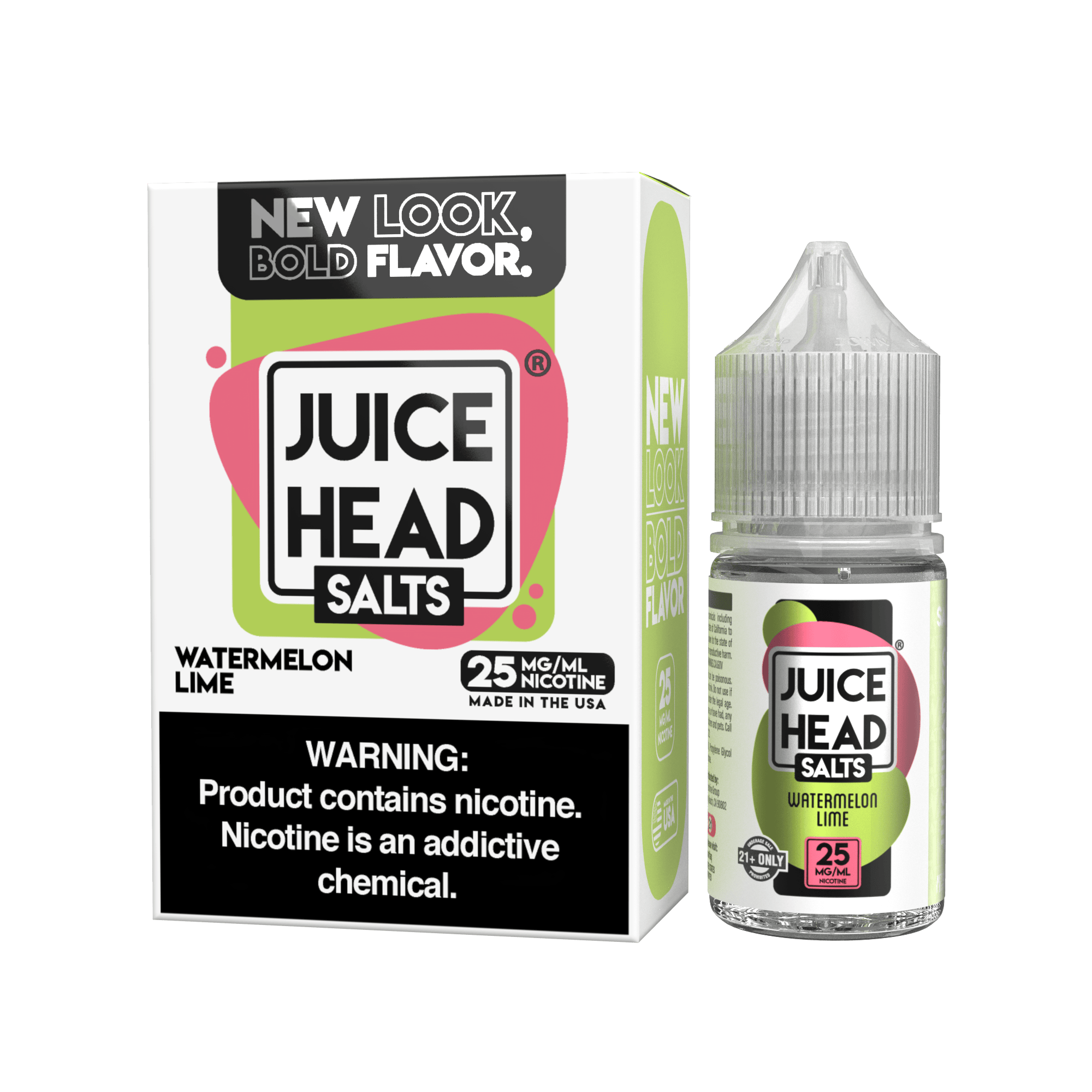 JUICE HEAD 30ML SALTS WATERMELON LIME 25MG