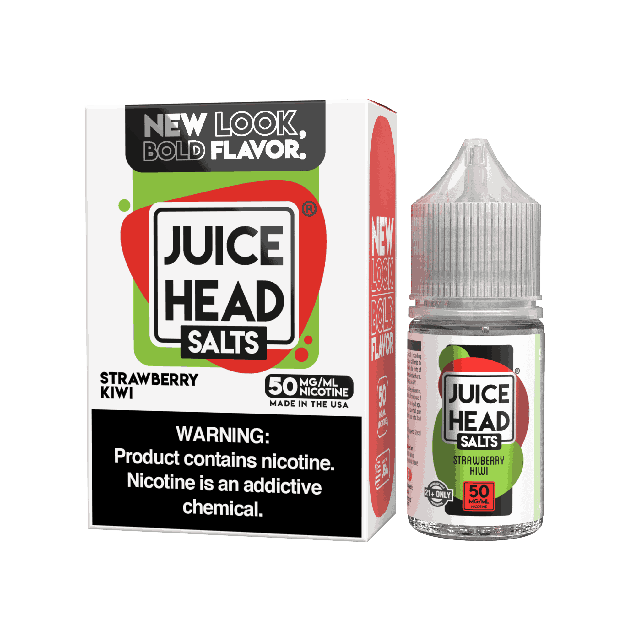 JUICE HEAD 30ML SALTS STRAWBERRY KIWI 50MG