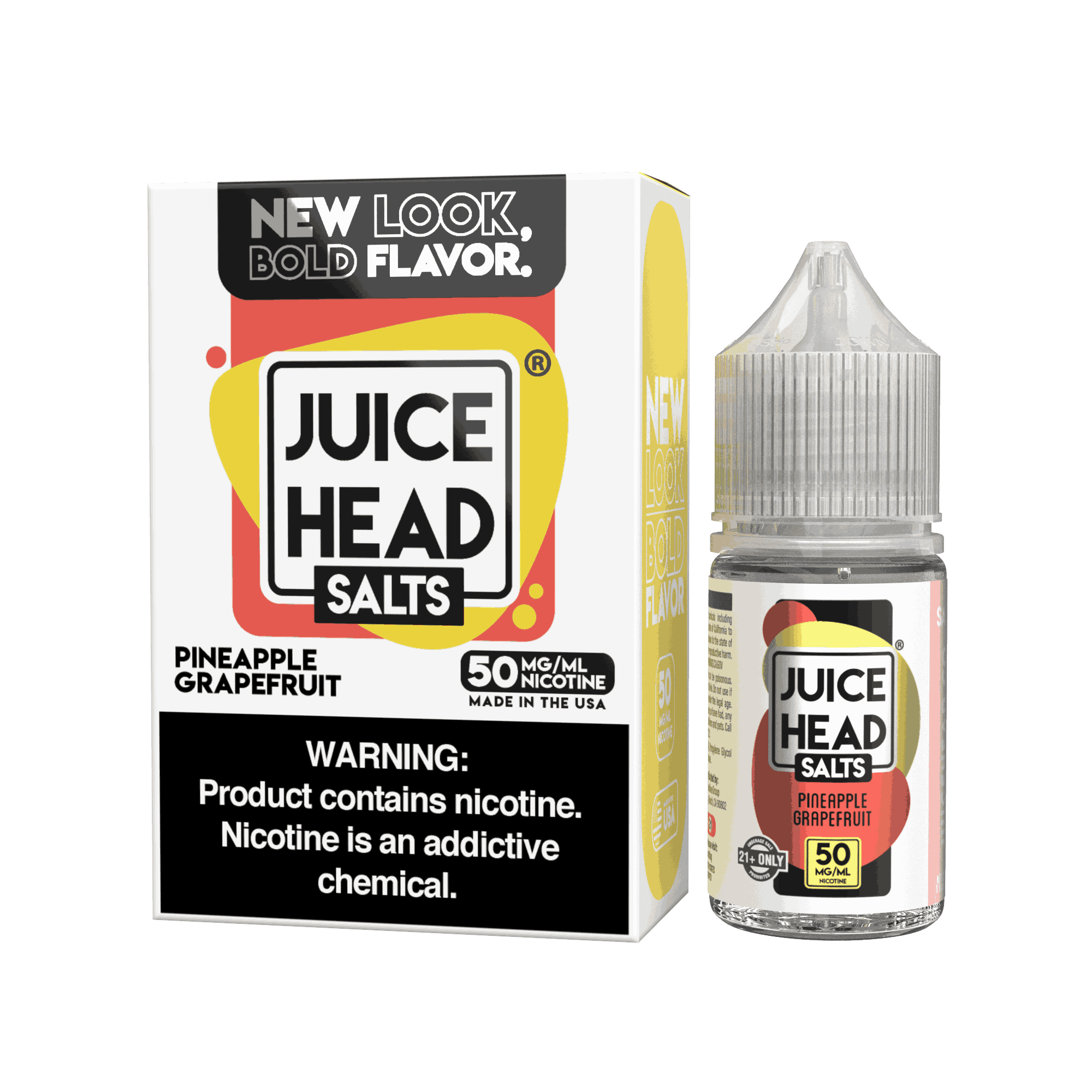 JUICE HEAD 30ML SALTS PINEAPPLE GRAPEFRUIT 50MG