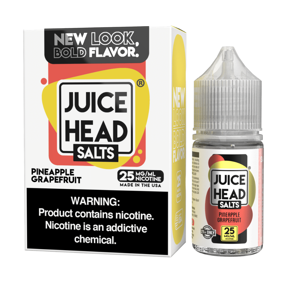 JUICE HEAD 30ML SALTS PINEAPPLE GRAPEFRUIT 25MG