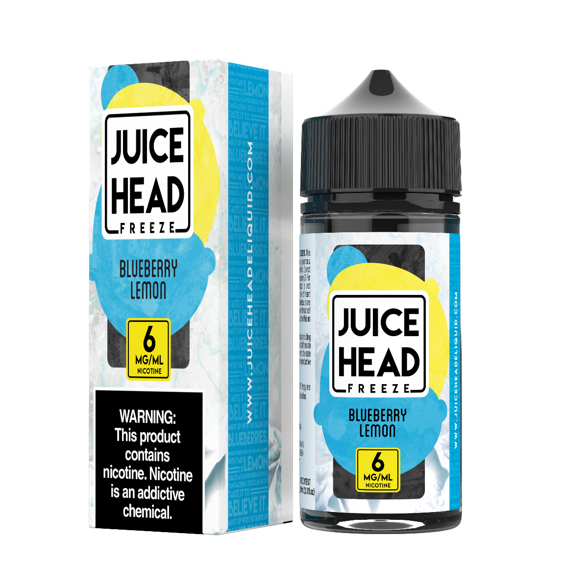 JUICE HEAD 100ML FREEZE BLUEBERRY LEMON 6MG
