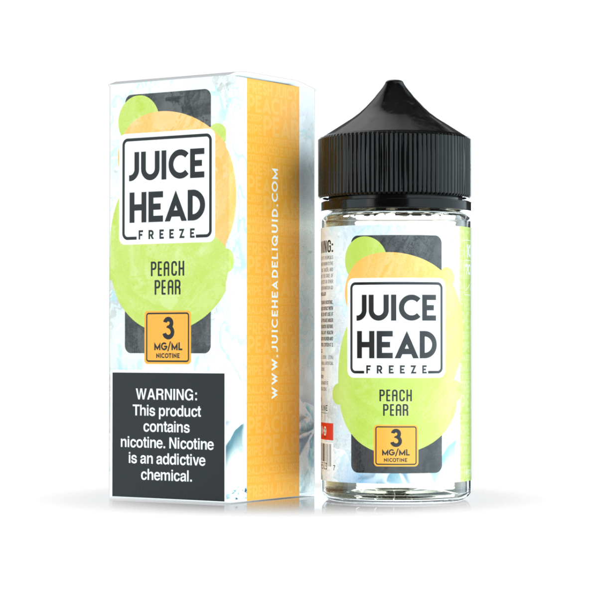 JUICE HEAD 100ML FREEZE PEACH PEAR 3MG
