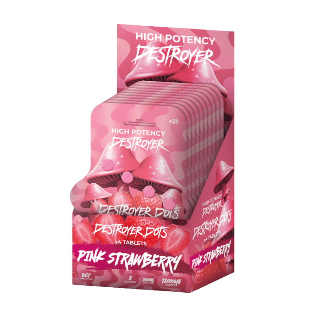 DESTROYER DOTS 3000MG PINK 10/4P
