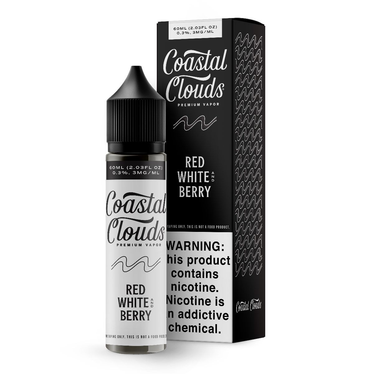 COASTAL CLOUDS 60ML RED WHITE BERRY 3MG