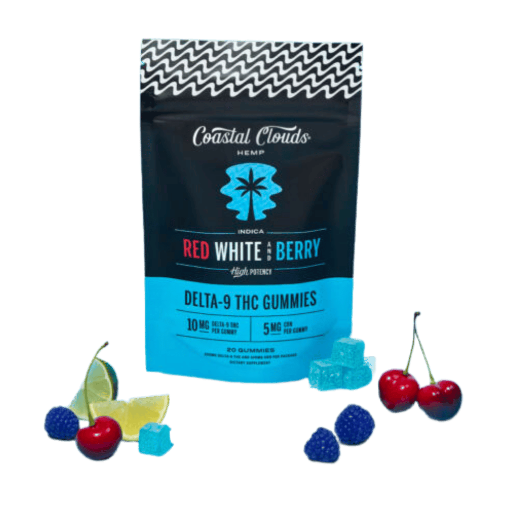 COASTAL GUMMY RED WHITE 5CT