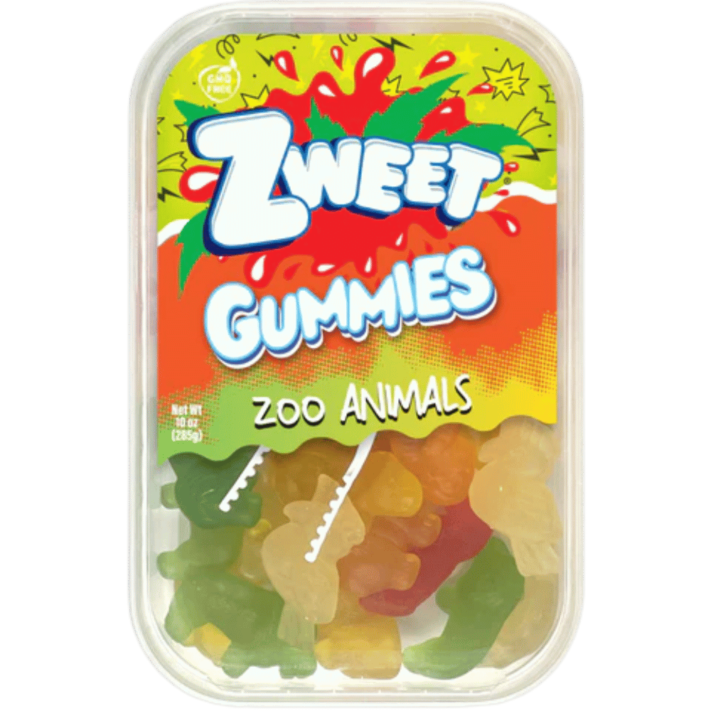 ZWEET GUMMY ZOO ANIMALS 10OZ