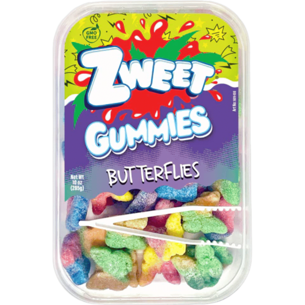 ZWEET GUMMY BUTTERFLIES 10OZ