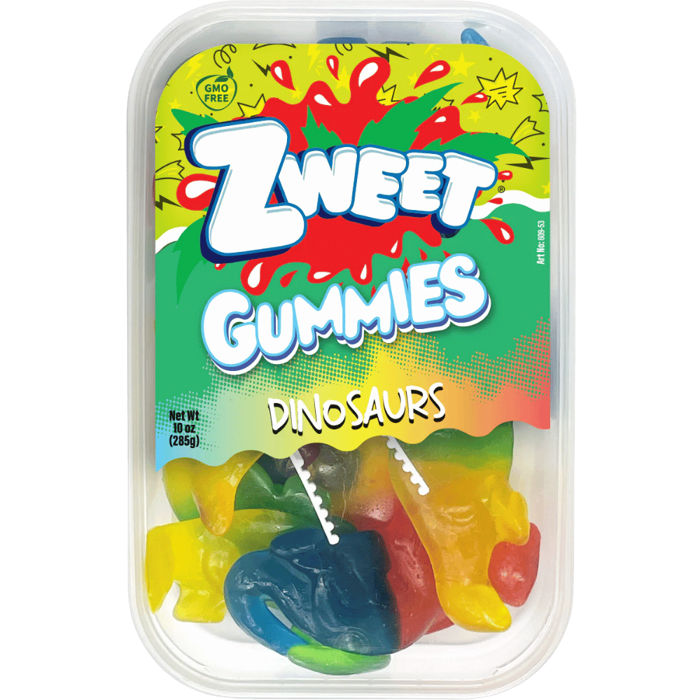 ZWEET GUMMY DINOSAURS 10OZ