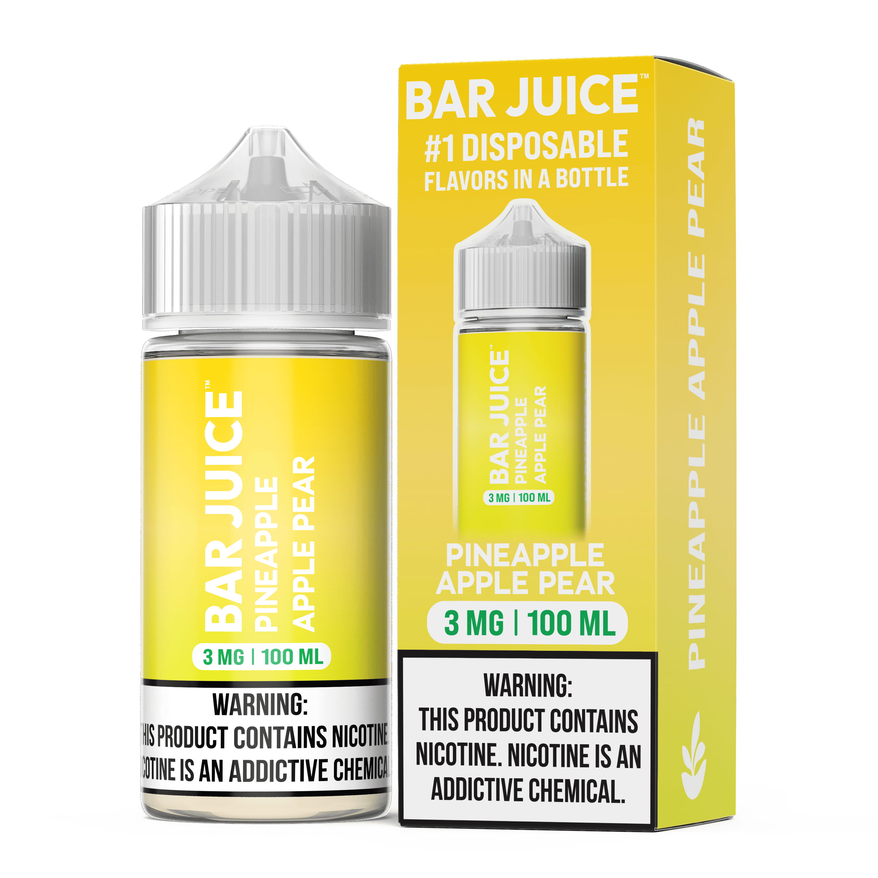BAR JUICE 100ML PINEAPPLE APPLE PEAR 3MG