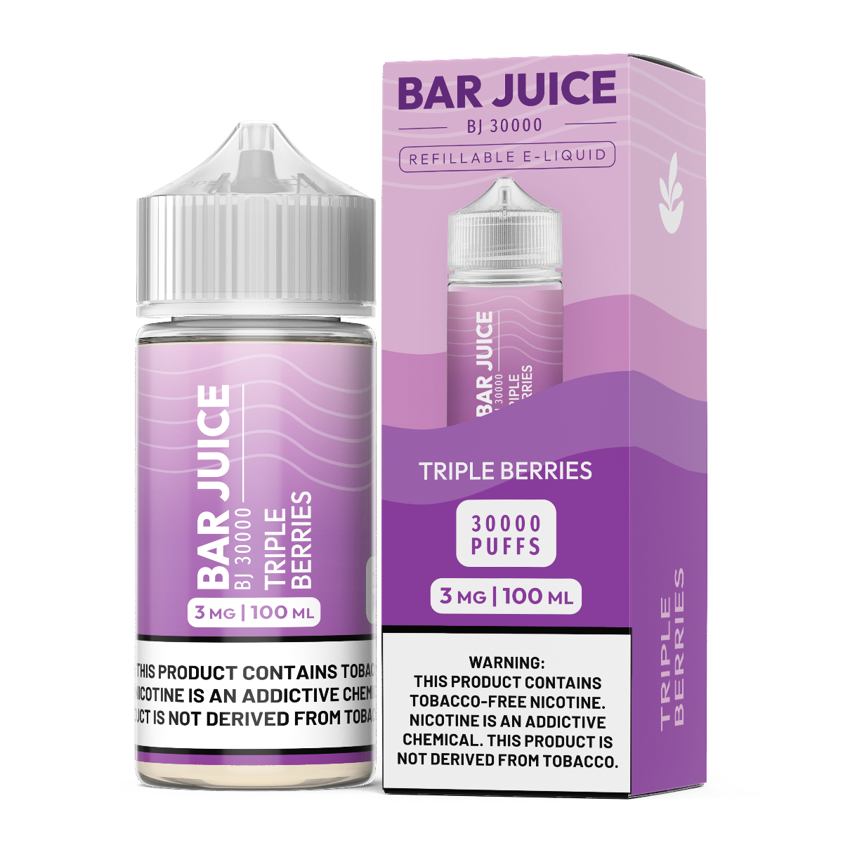 BAR JUICE 100ML TRIPLE BERRIES 3MG