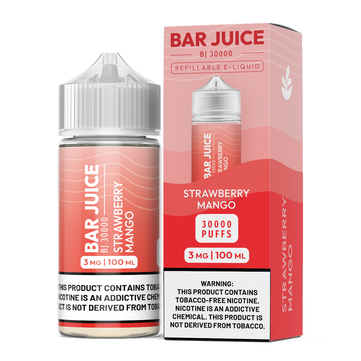 BAR JUICE 100ML STRAWBERRY MANGO 3MG