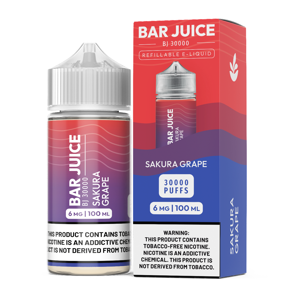BAR JUICE 100ML SAKURA GRAPE 6MG