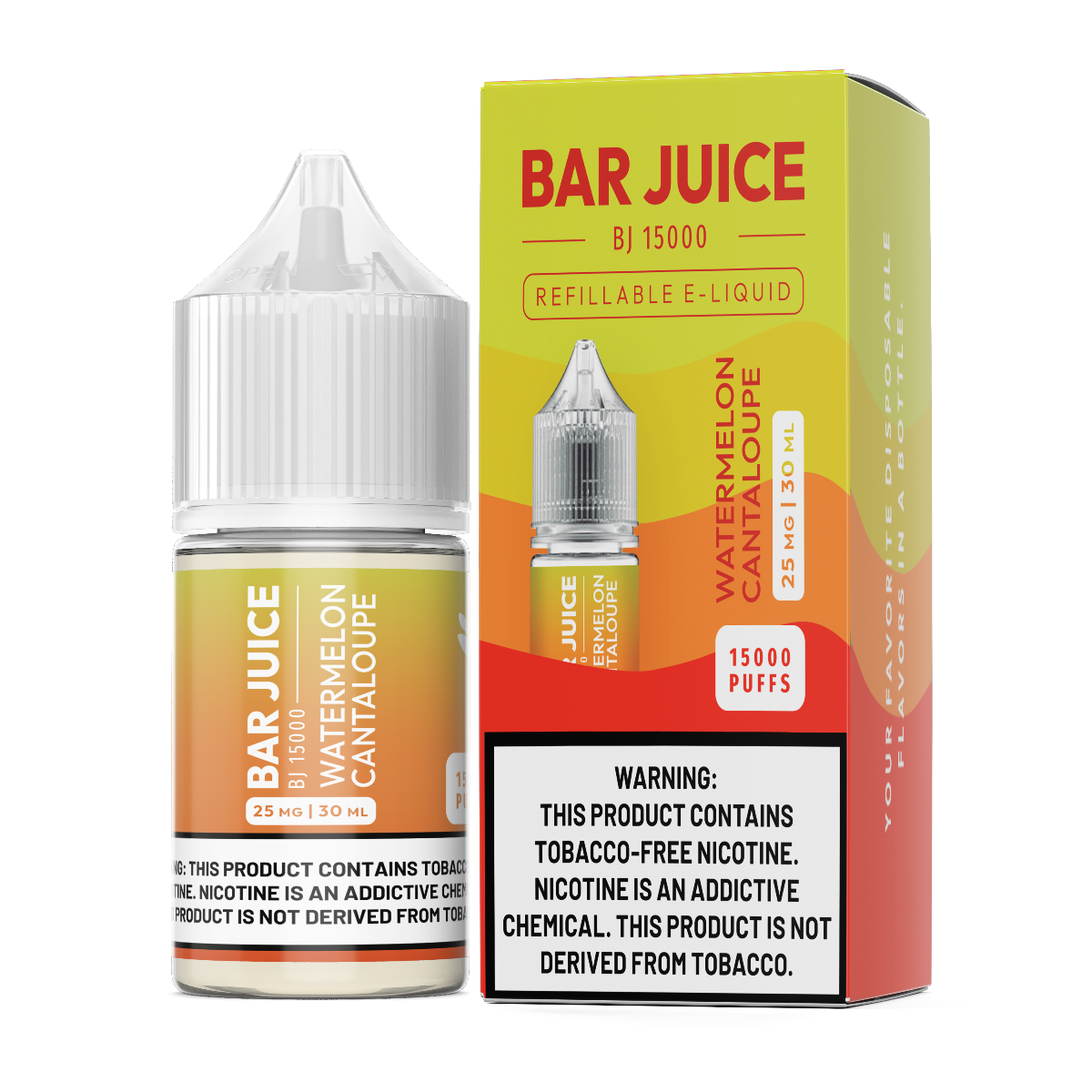 BAR JUICE 30ML WATERMELON CANTALOUPE 25MG