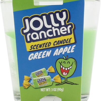 CANDLE 3OZ JOLLY RANCHER GREEN