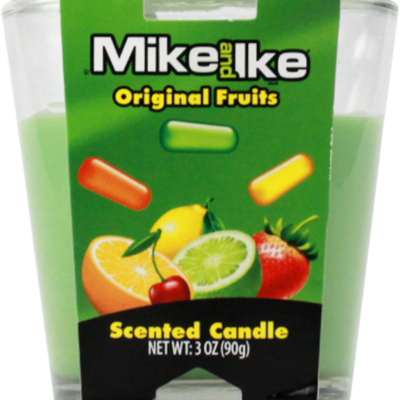 CANDLE 3OZ MIKE & IKE ORIGINAL