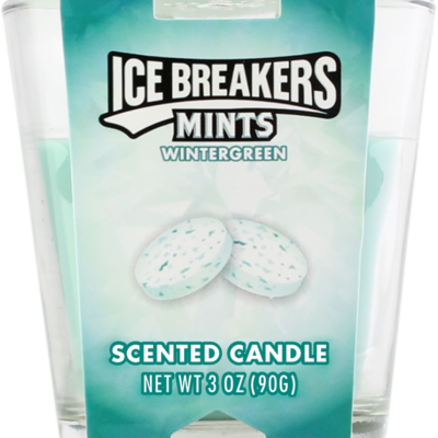 CANDLE 3OZ ICEBREAKERS MINT