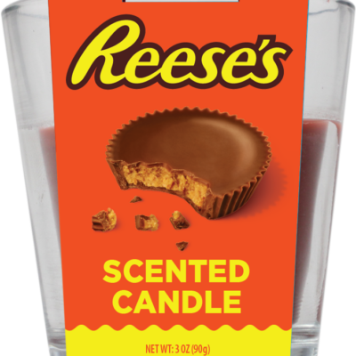 CANDLE 3OZ REESES CHOCOLATE