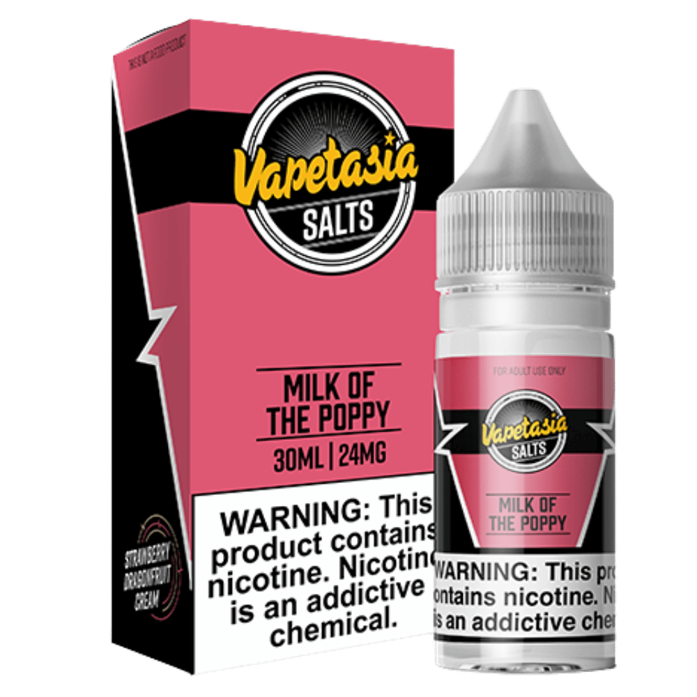 VAPETASIA 30ML MILK POPPY 48MG
