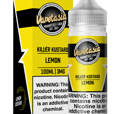 VAPETASIA 100ML KLR KSTRD LM 6MG