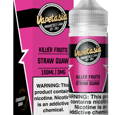 VAPETASIA 100ML STRAW GUAW 3MG