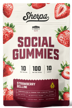 SHERPA GUMMY 10MG 10PK STRAWBERY