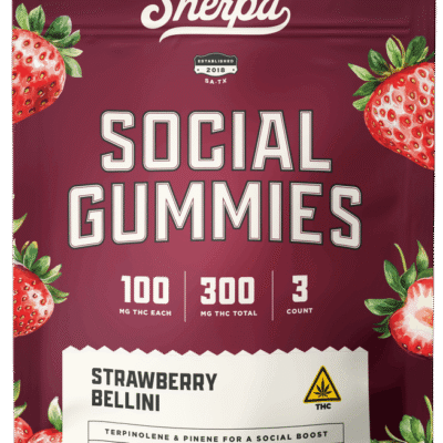 SHERPA GUMMY 100MG 3PK STRAWBERY