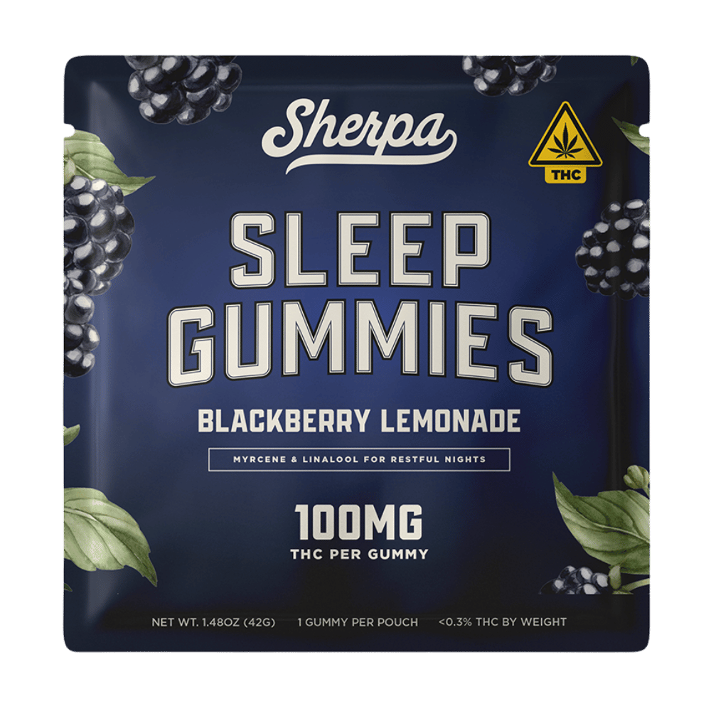 SHERPA GUMMY 100MG 1PK BLACK 30C
