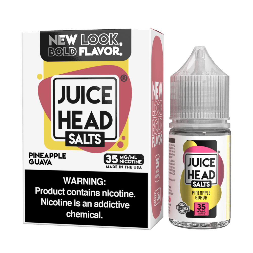 JUICE HEAD 30ML SALTS ZTN PINEAPPLE GUAVA 35MG