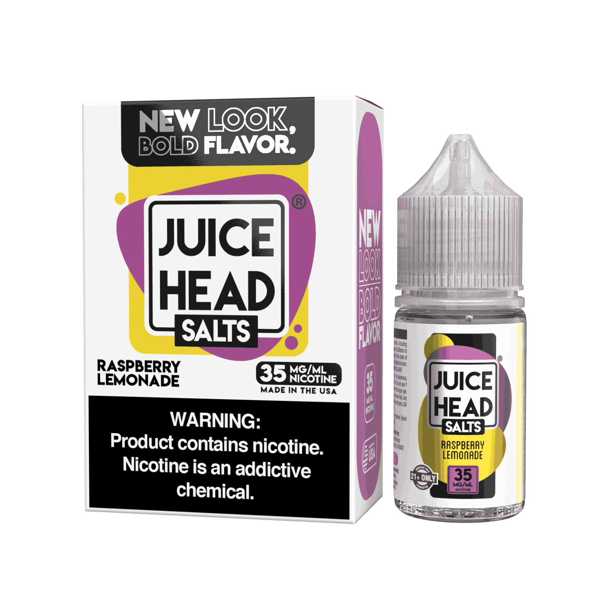 JUICE HEAD 30ML ZTN RASPBERRY LEMON 35MG