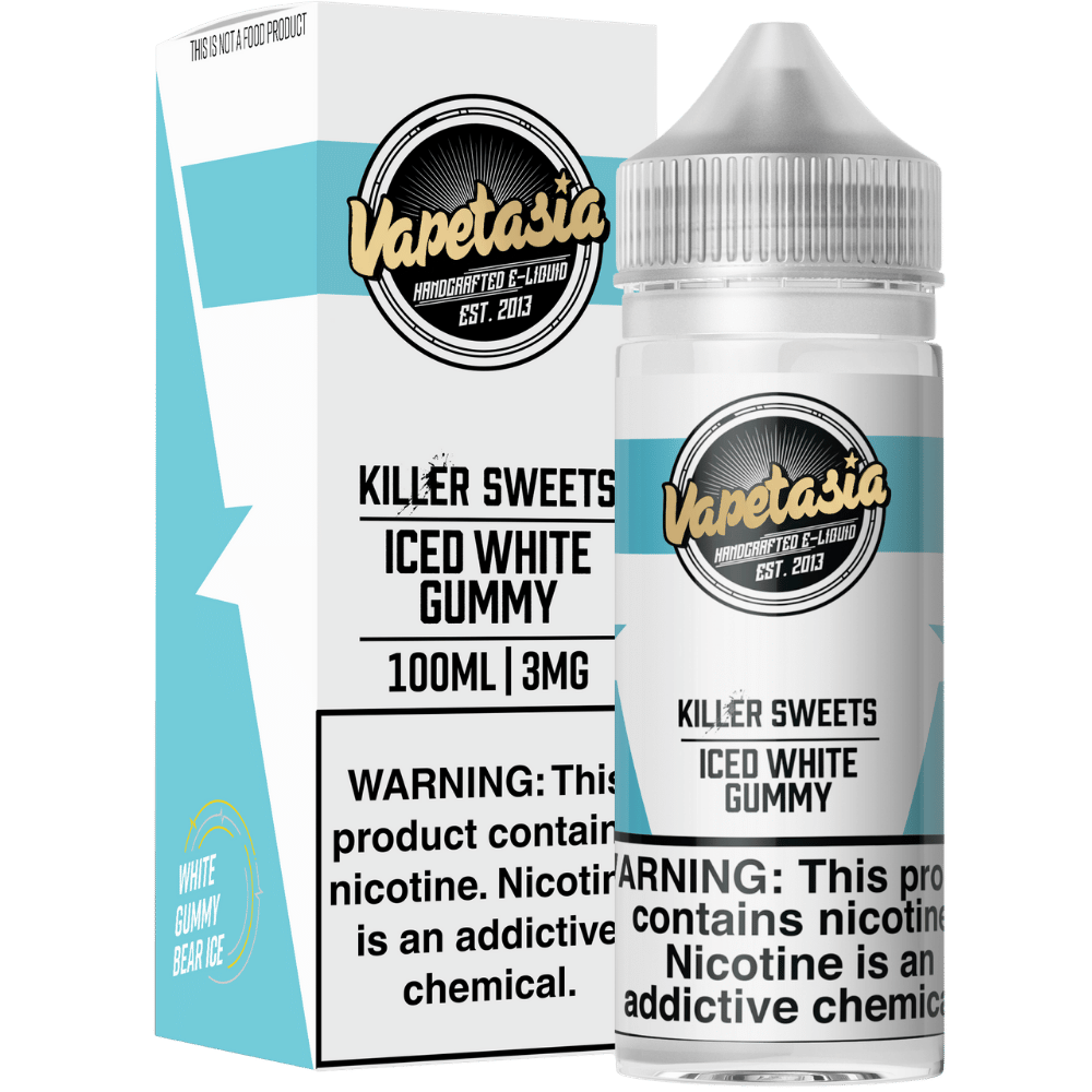VAPETASIA 100ML ICED WHT GMY 3MG
