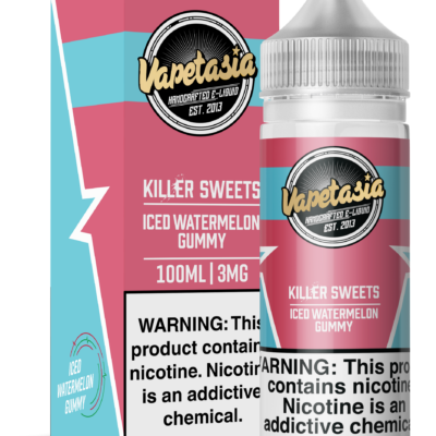 VAPETASIA 100ML ICED WM GMY 3MG