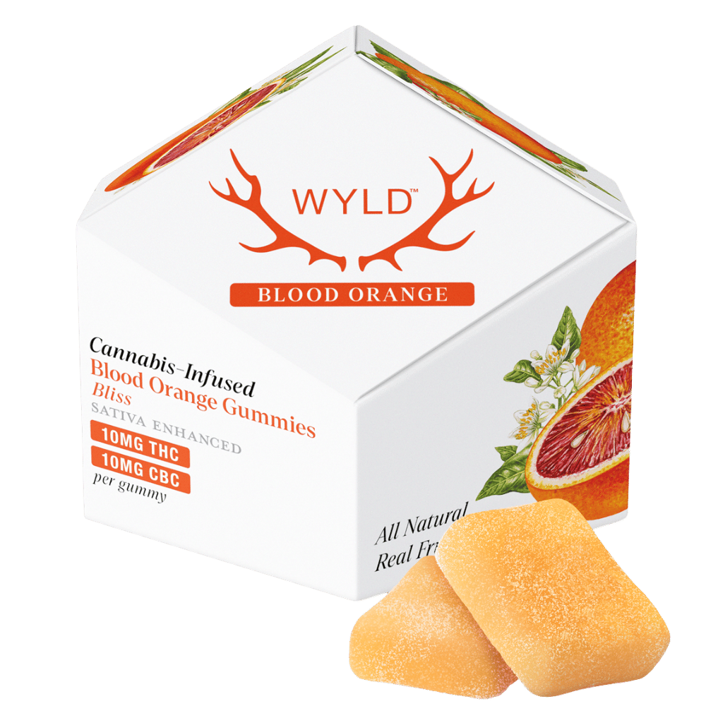 WYLD HEMP GUMMY 100MG BLD ORA 1C