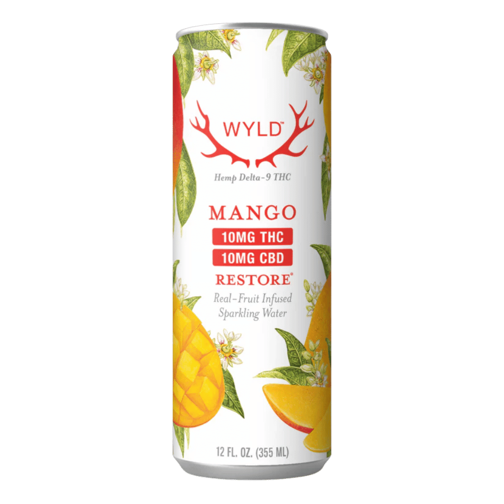 WYLD HEMP DRINK SELTZER MANGO 4C