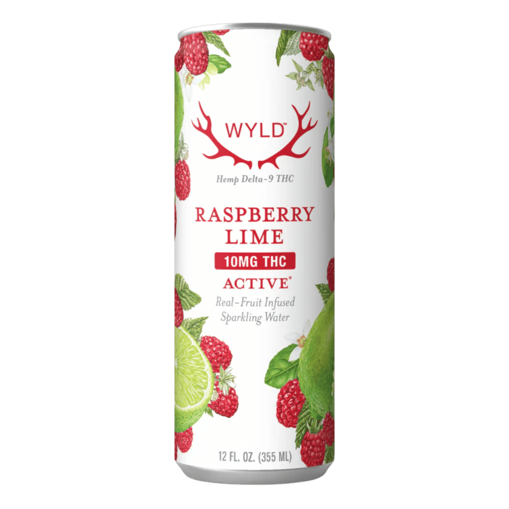 WYLD HEMP DRINK SELTZER RASP 4CT