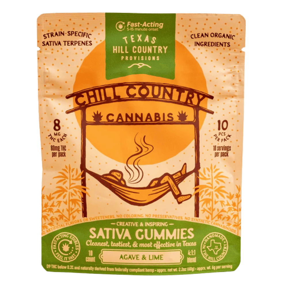CHILL COUNTRY GUMMY 10PK AGAV 10