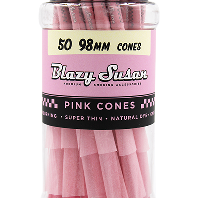 BLAZY SUSAN PINK 98MM 50CT JAR